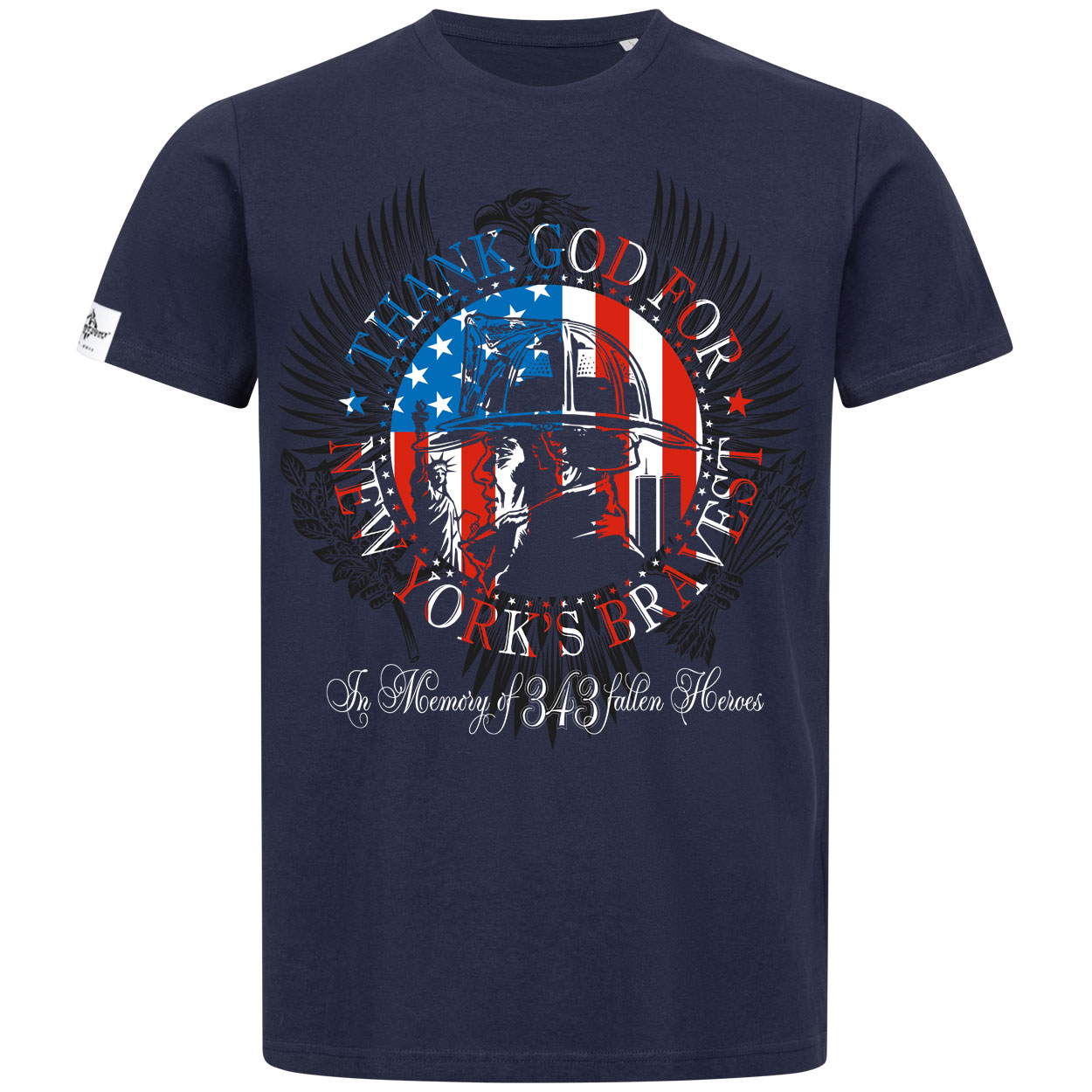 New Yorks Bravest - Feuerwehrmann T-Shirt